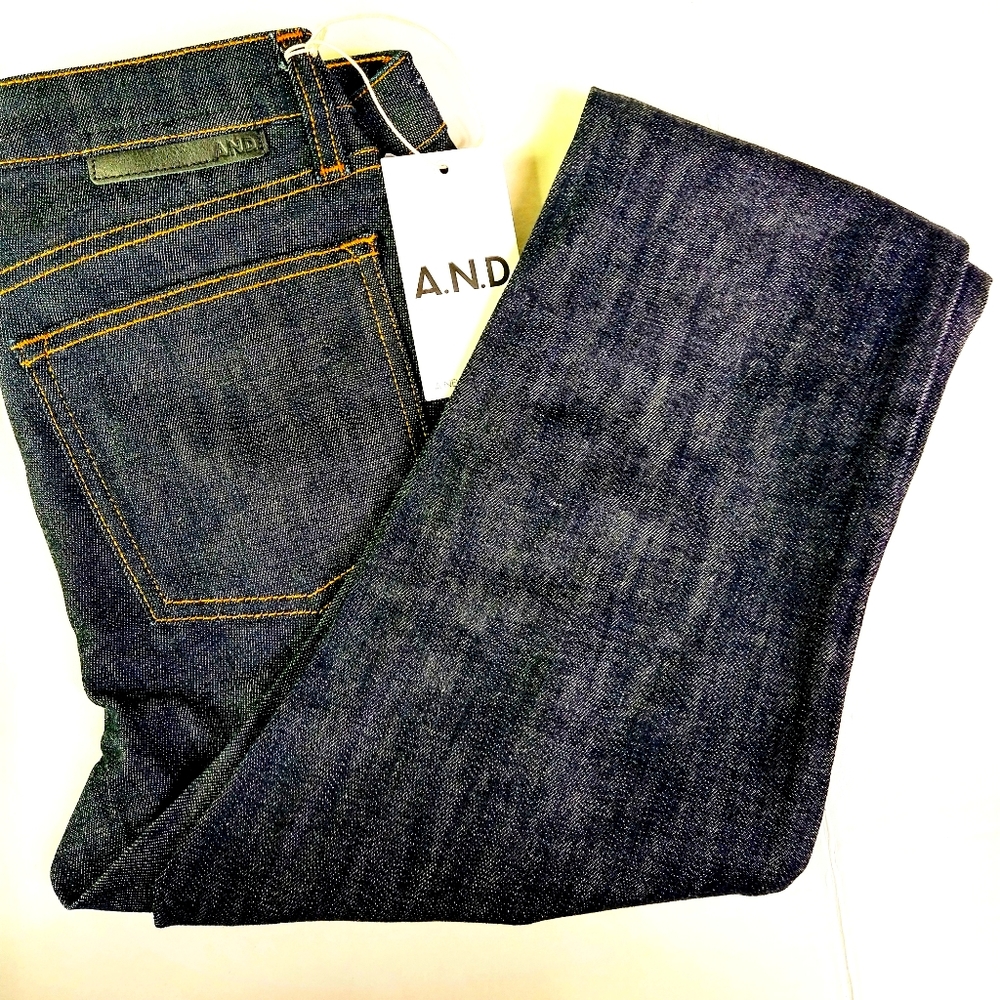 A.N.D. slouchy Ciggie w/slit 50 wears sz 27